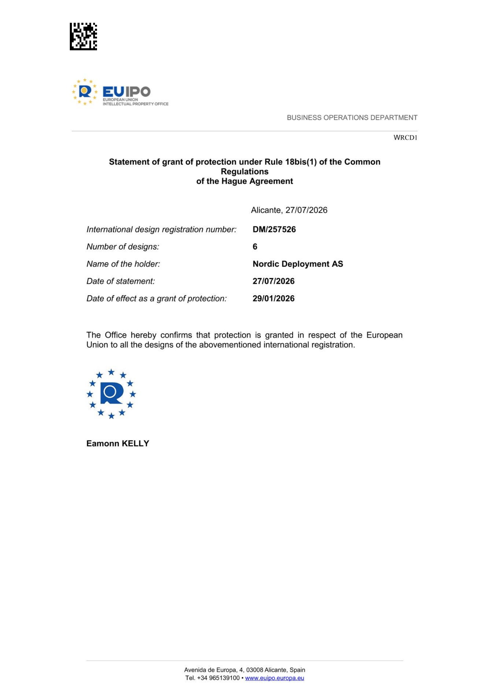 Protected Design Rights